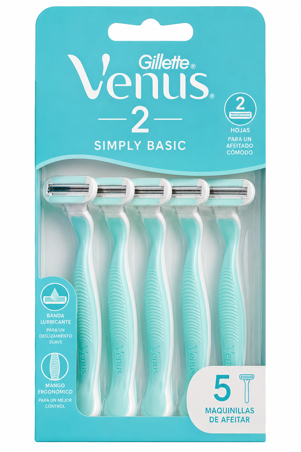 Gillette Venus 2 Simply Basic 5 uds