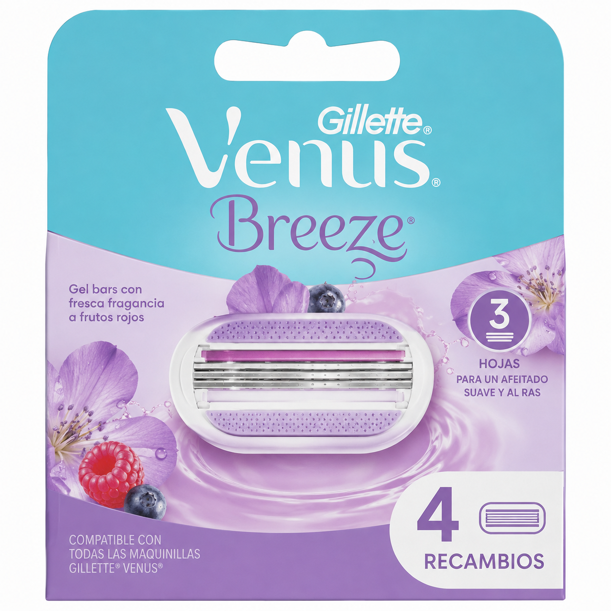 Gillette Venus Breeze Recambio 4 Ud