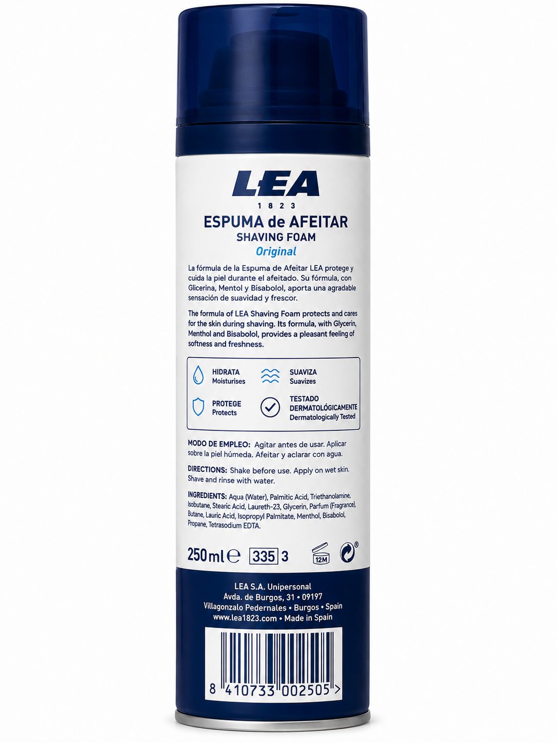 Lea Espuma Afeitar 250ml - Imagen 2