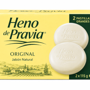 Heno de Pravia Jabon Pastilla Grande 115 gr / 2 Pastillas Cápsulas/pastillas
