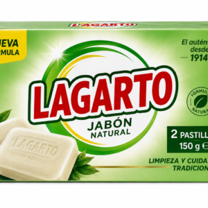 Lagarto Jabon Natural 2pastillas / 150gr Cápsulas/pastillas
