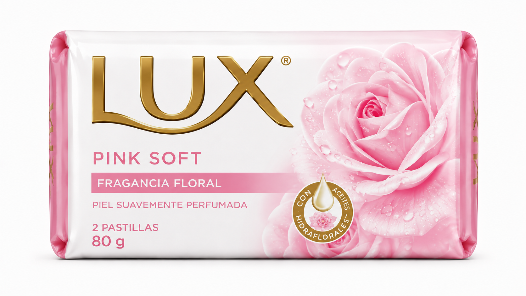 Lux Pink Soft 80 g / 2 Pastillas Cápsulas/pastillas