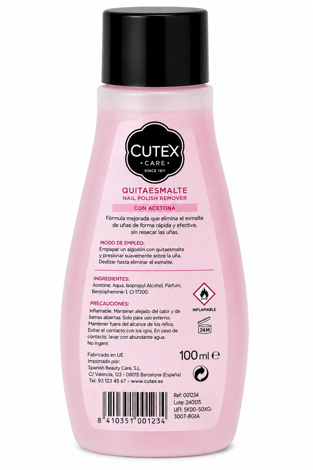 Cutex Quitaesmalte 100 ml - Imagen 2