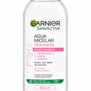 Garnier Agua Micelar Hidratante Pieles Sensibles 400ml