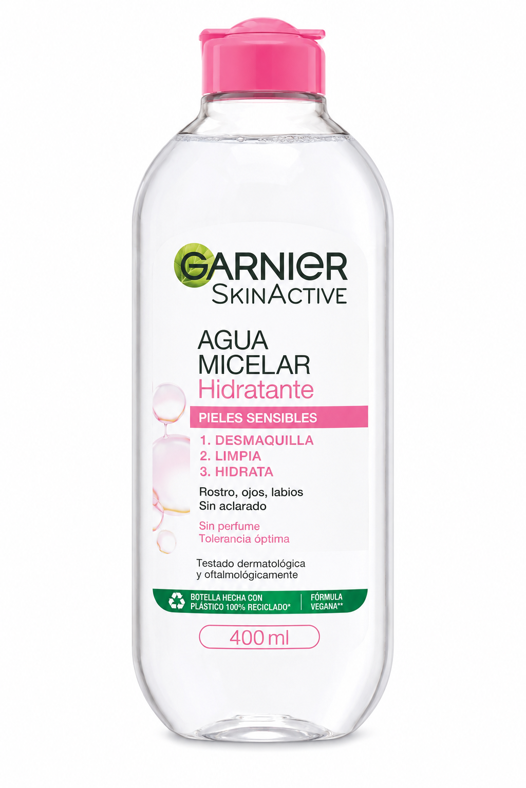 Garnier Agua Micelar Hidratante Pieles Sensibles 400ml