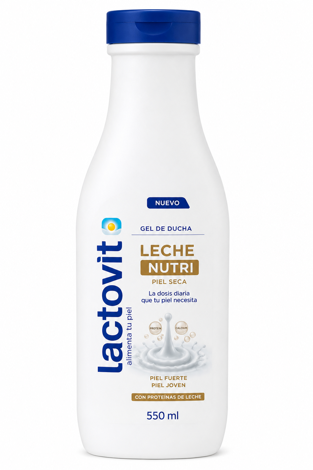Lactovit Gel Leche Nutri 550ml Botella Plástico