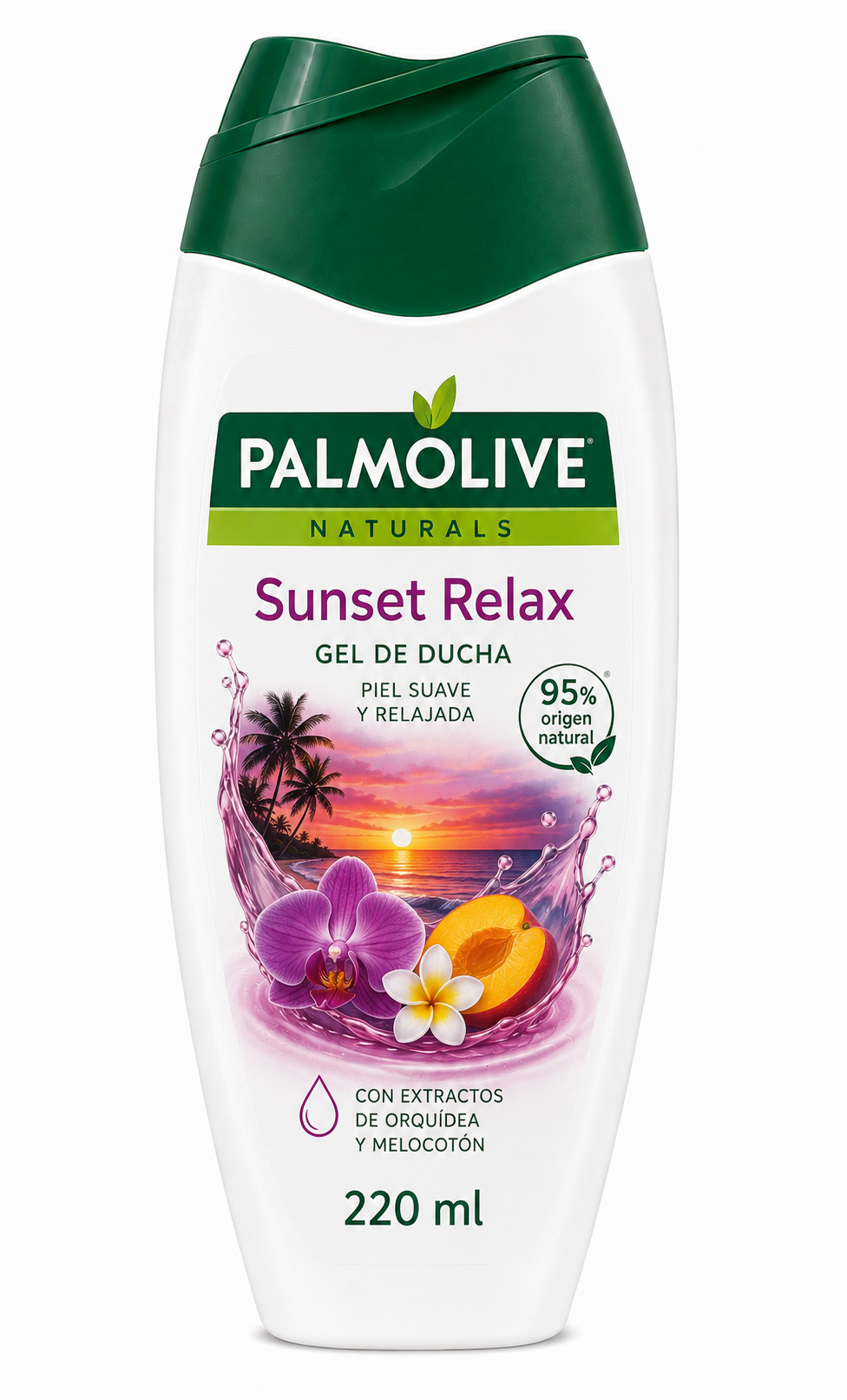 Palmolive Gel de Ducha Sunset Relax 220 ml Botella Plástico