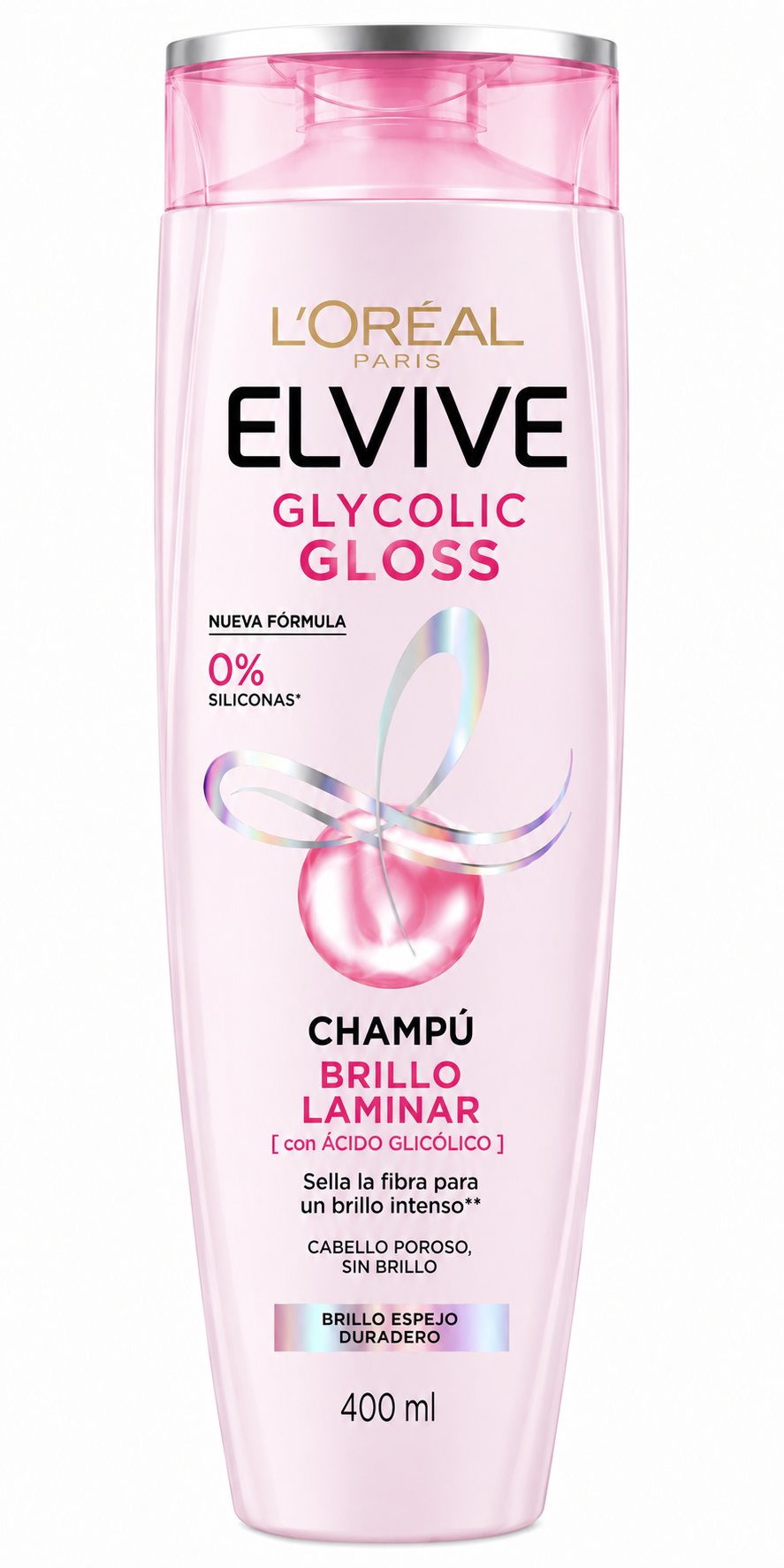 Elvive Champú Glycolic Gloss 400 ml
