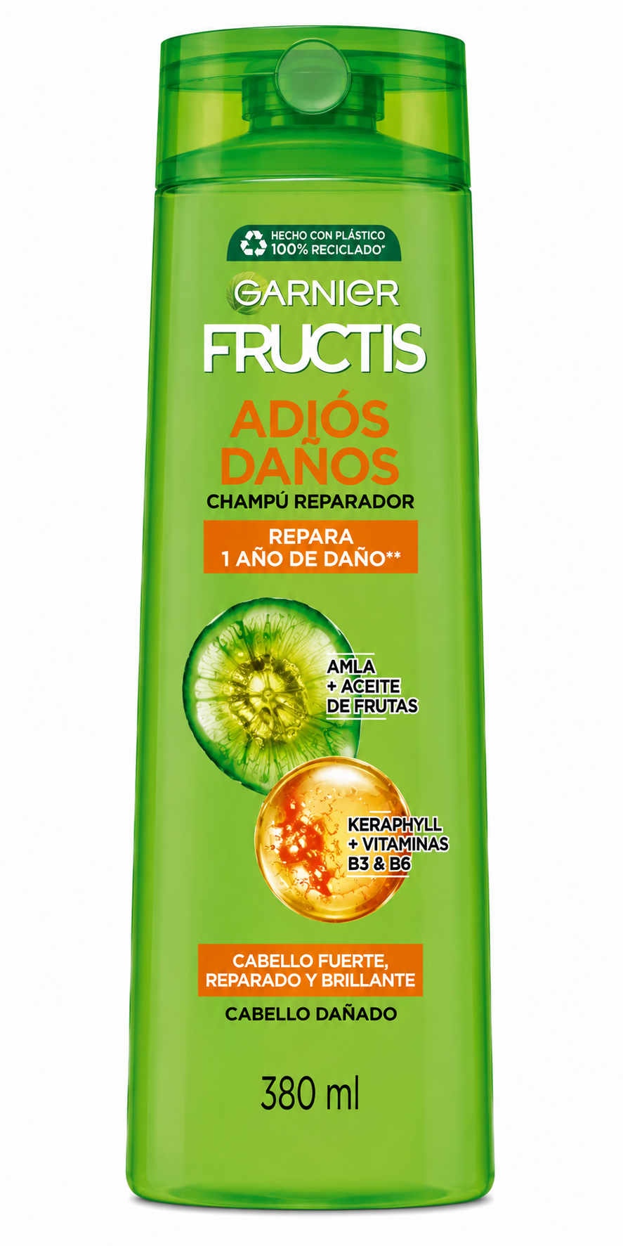 Fructis Champú Adios Daños 380 ml