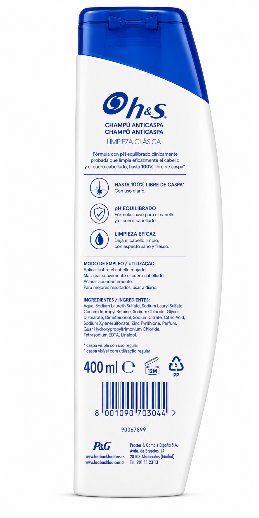 Hs Champú 400 ml - Imagen 2