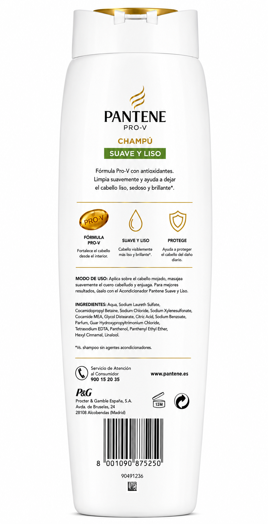 Pantene Champú 700 ml - Imagen 2