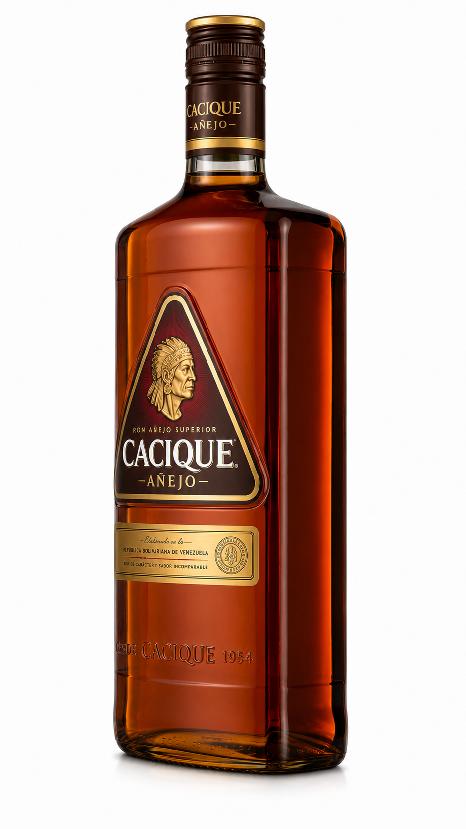 Ron Cacique Añejo | Botella de 70 cl - Cristal - imagen 2