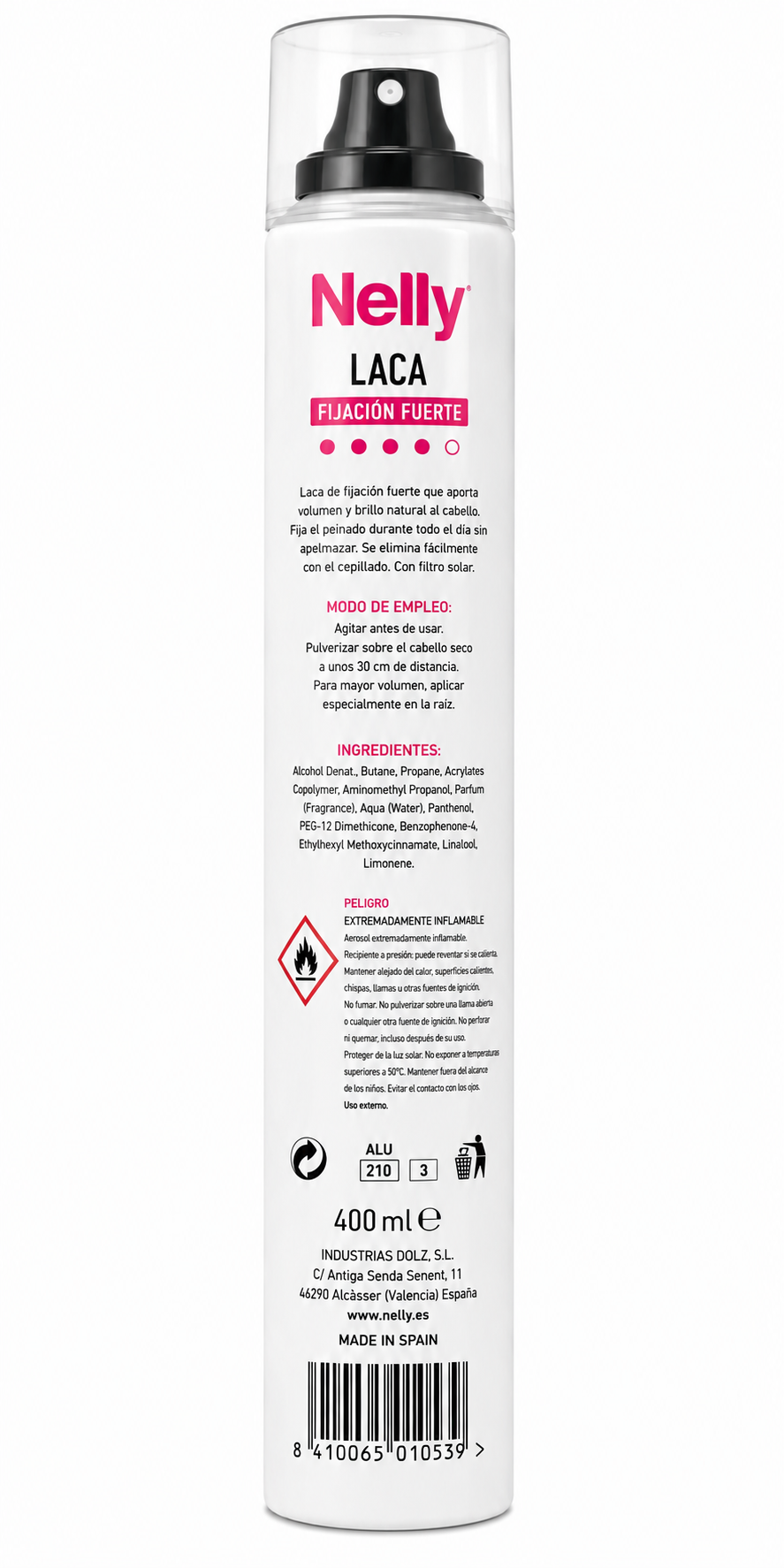 Nelly Laca 400 ml - Imagen 2