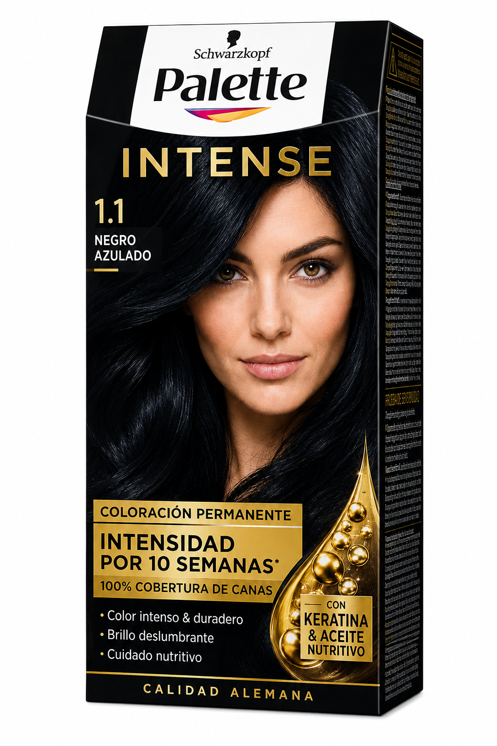Palette Intense N. 1.1 Negro Azulado