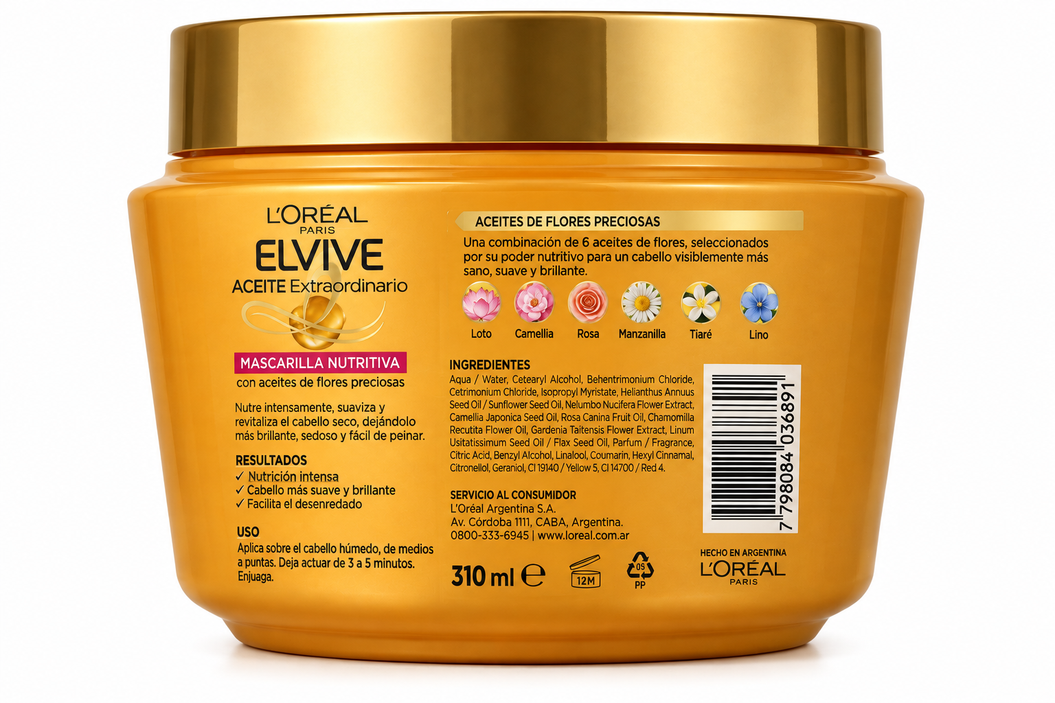 Elvive Mascarilla 310ml - Imagen 2