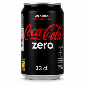 Coca-Cola Zero | Caja de 24 Latas (33 cl)
