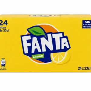 Fanta Limón | CAJA-24 (33 cl.)