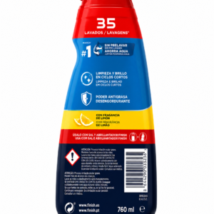 Finish Power Gel All in 1 – Limpieza Brillante y Cuidado Total (Formato Profesional)