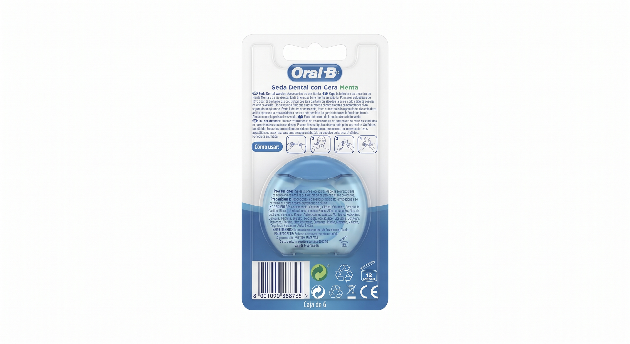 Oral-b Seda Dental con Cera Menta - Imagen 2