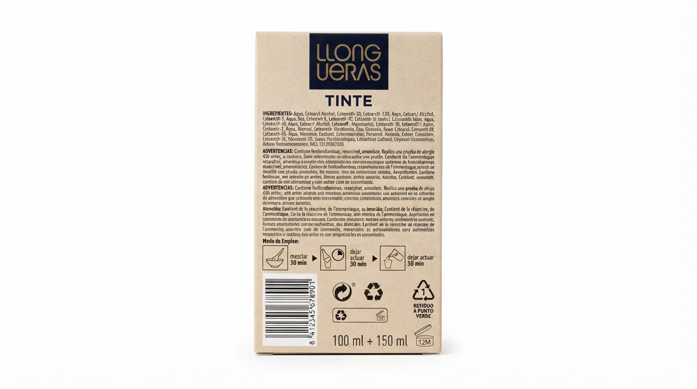 Llongueras Tinte N. 3 Castaño Oscuro - Imagen 2