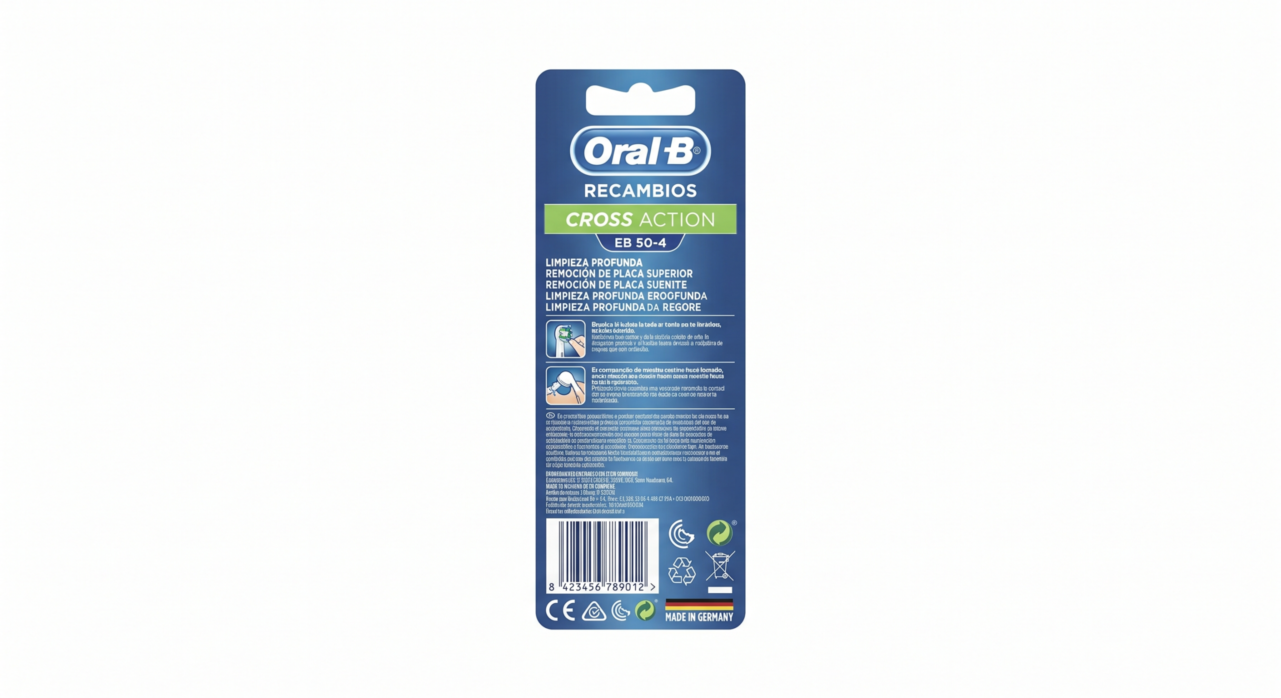 Oral-b Recambios Cross Action EB 50-4 4 uds - Imagen 2