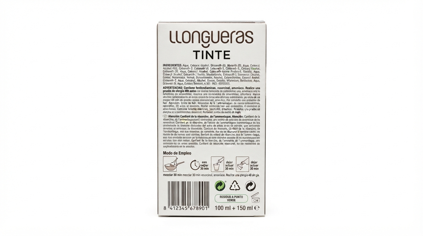 Llongueras Tinte N. 4 Castaño Medio - Imagen 2