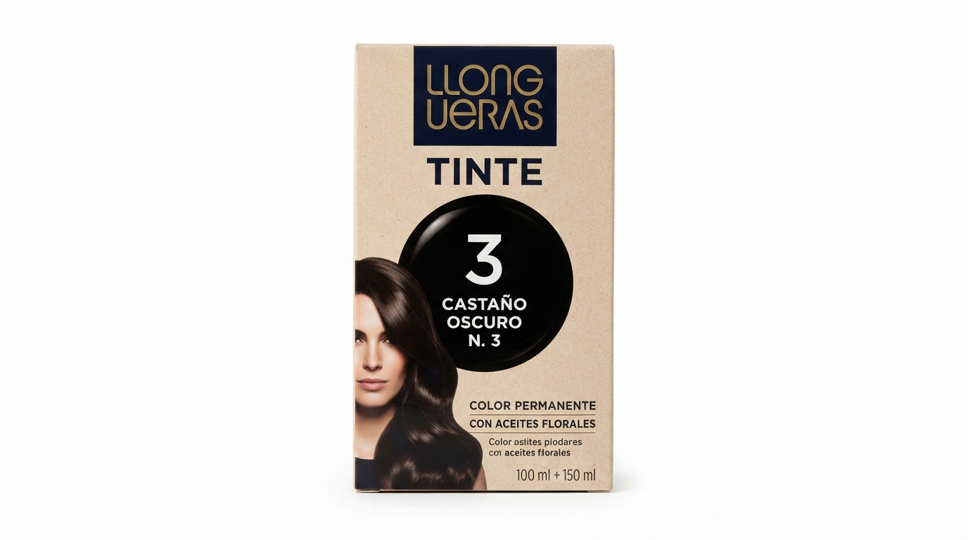 Llongueras Tinte N. 3 Castaño Oscuro
