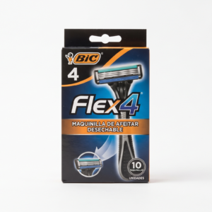Bic Maquinilla de Afeitar Desechable 4H Flex4