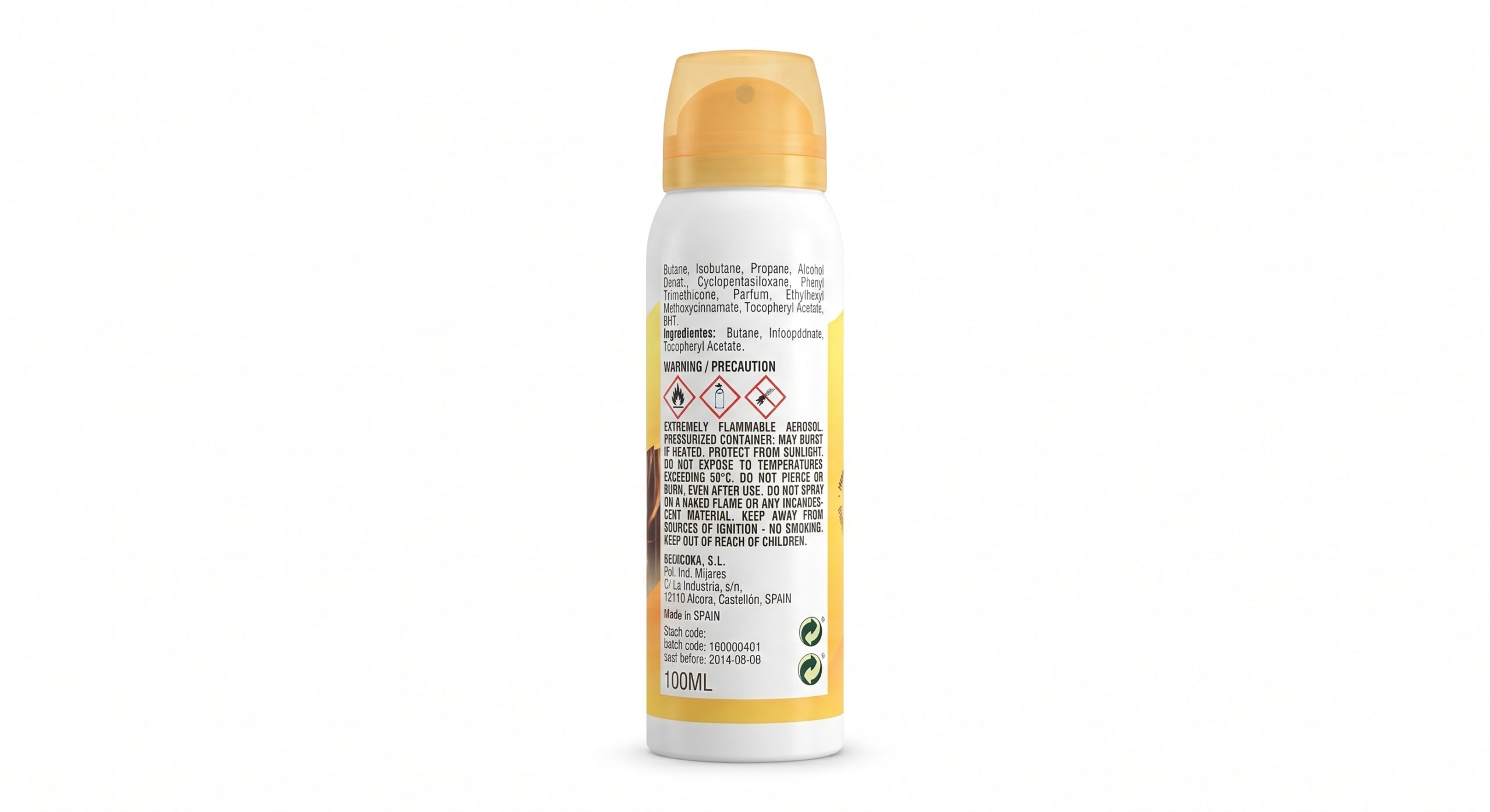 Babaria Solar Spray Protector Cabello 100 ml - Imagen 2