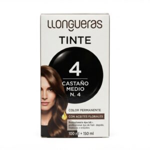 Llongueras Tinte N. 4 Castaño Medio