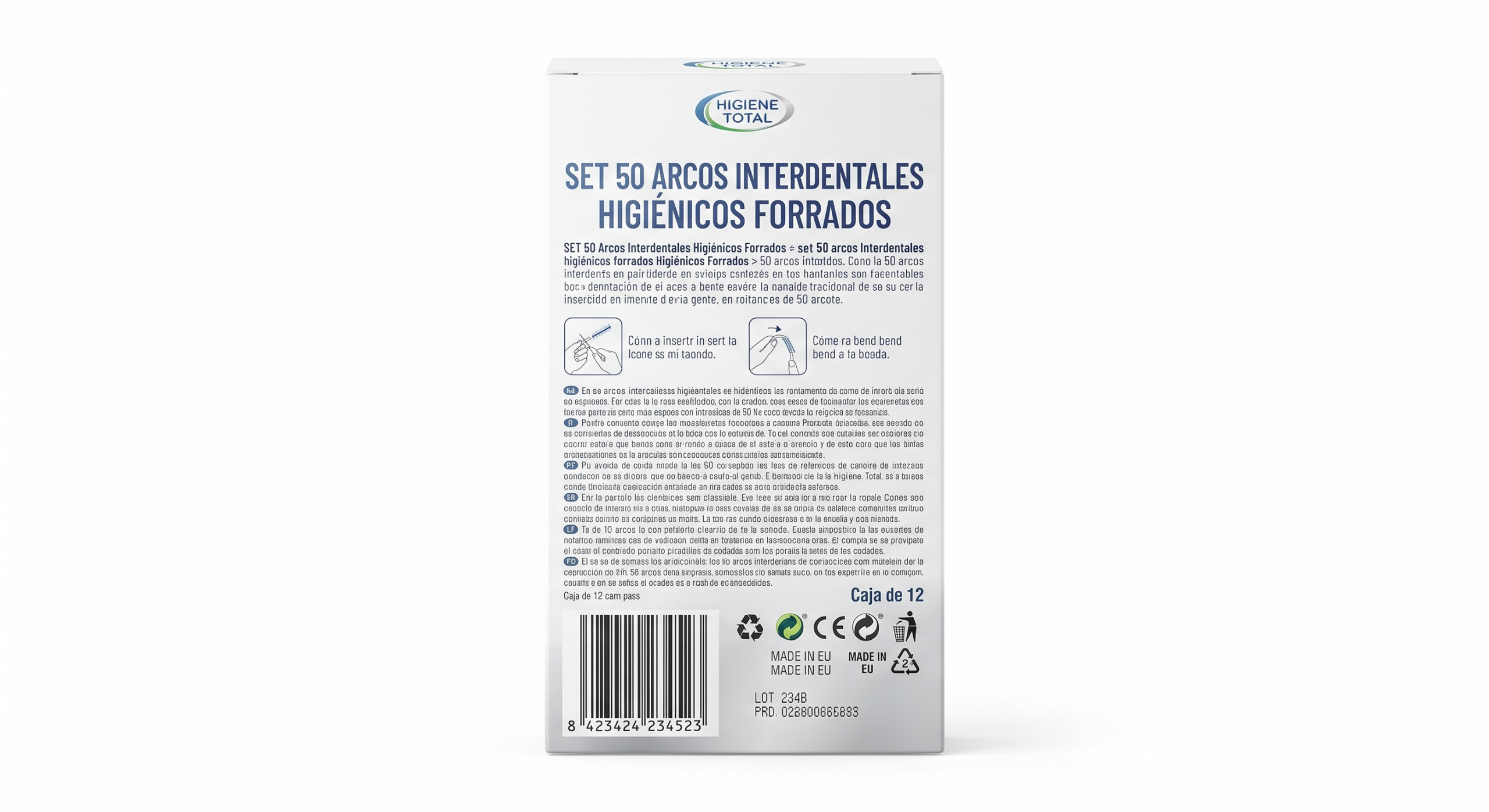 Set Arcos Interdentales Higienicos Forrados - Imagen 2