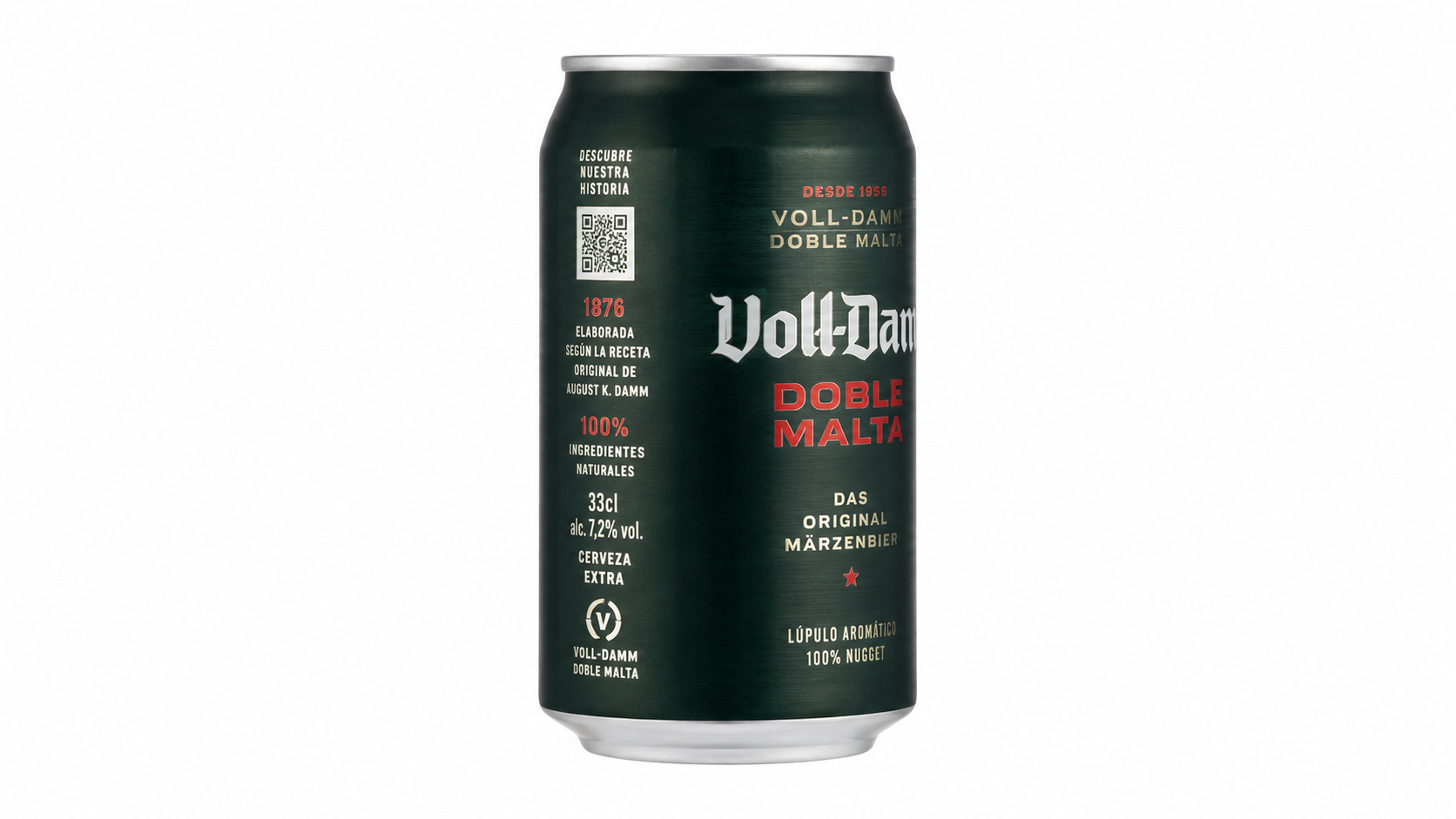 Cerveza Voll-Damm (Doble Malta) | Caja de 24 Latas (33 cl) - imagen 2