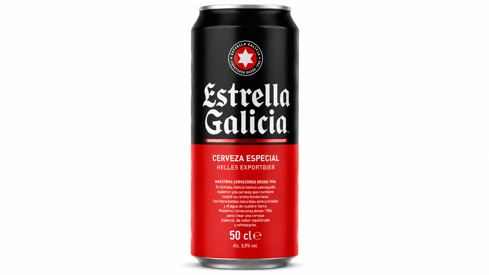 Cerveza Estrella Galicia (Rubia) | Caja de 24 Latas (50 cl) - imagen 8