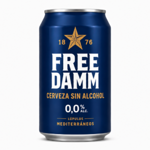 Cerveza Free Damm (Sin Alcohol) | Caja de 24 Latas (33 cl) - imagen 32