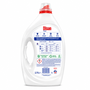 Dixan Detergente Liquido GEL | 55 DOSIS | Caja de 4 | Botella plástico - imagen 9