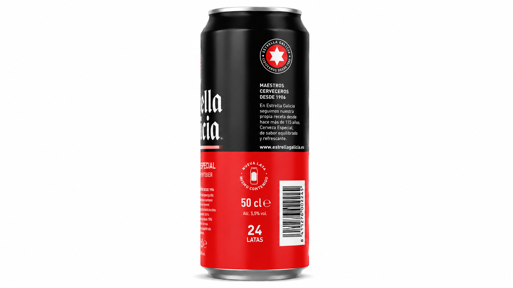 Cerveza Estrella Galicia (Rubia) | Caja de 24 Latas (50 cl) - imagen 5
