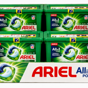Ariel Deterg. ALL IN1 PODS | Caja de 4 | Cápsulas/Pastillas