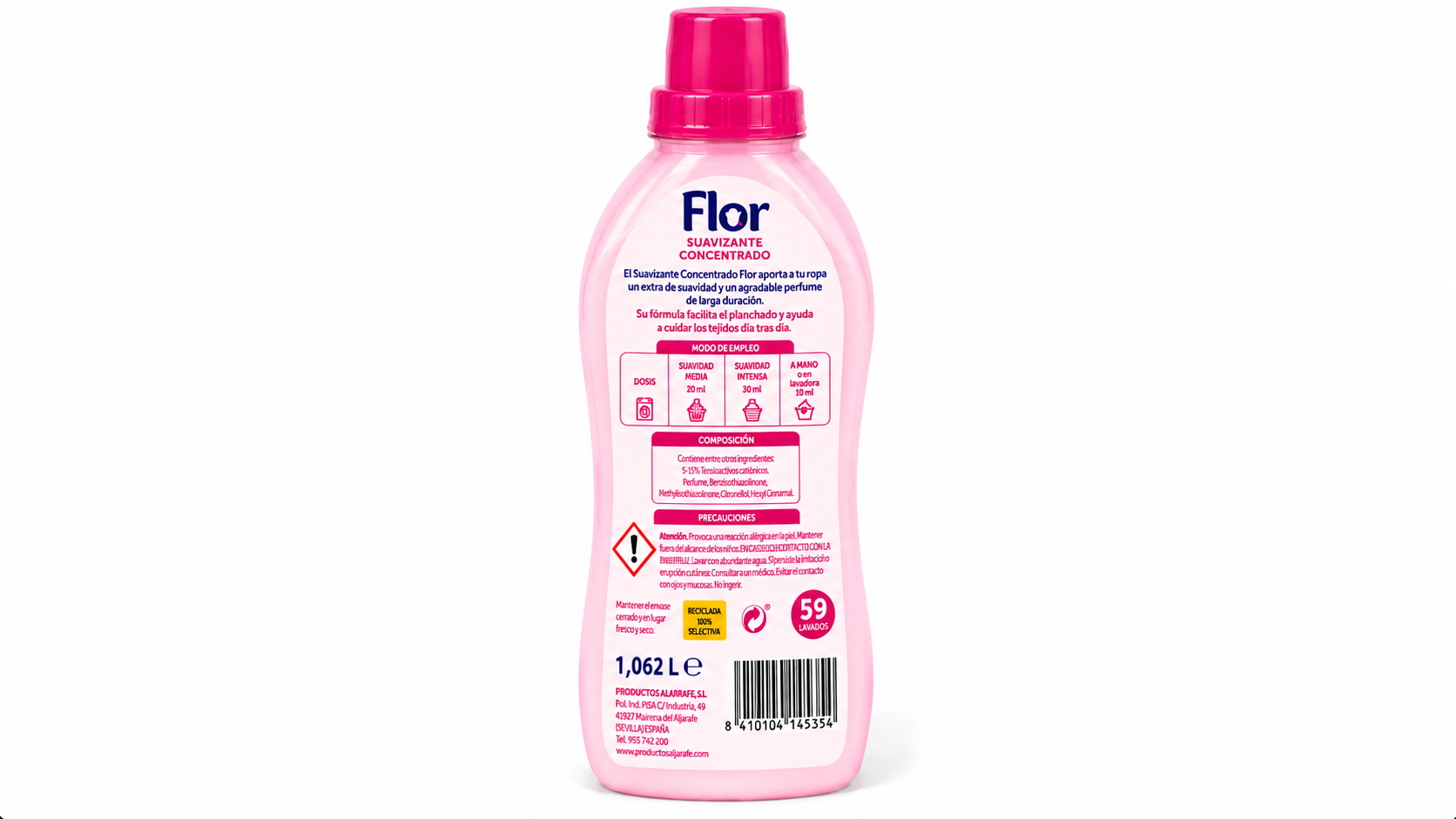 FLOR Suavz.conc | 59 LAV. / 1,06 L. | Caja de 10 - imagen 18