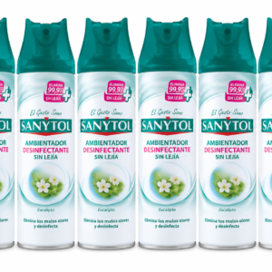 Sanytol Spray SIN Lejia Ambien.desinfect | 300ML | Caja de 6 | Spray