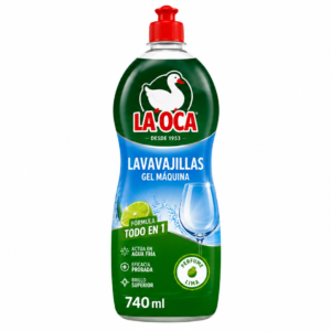 LA OCA Lavavajilla GEL MAQ | 740 ML | Caja de 10 | Botella plástico