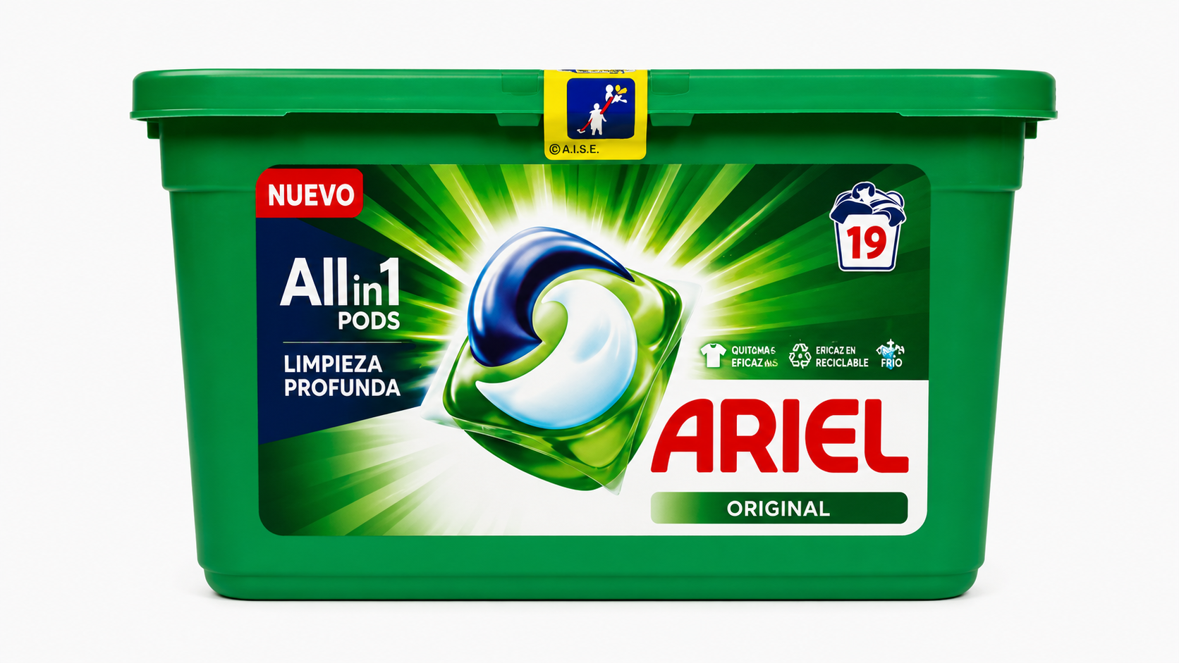 Ariel Deterg. ALL IN1 PODS | Caja de 4 | Cápsulas/Pastillas - imagen 7