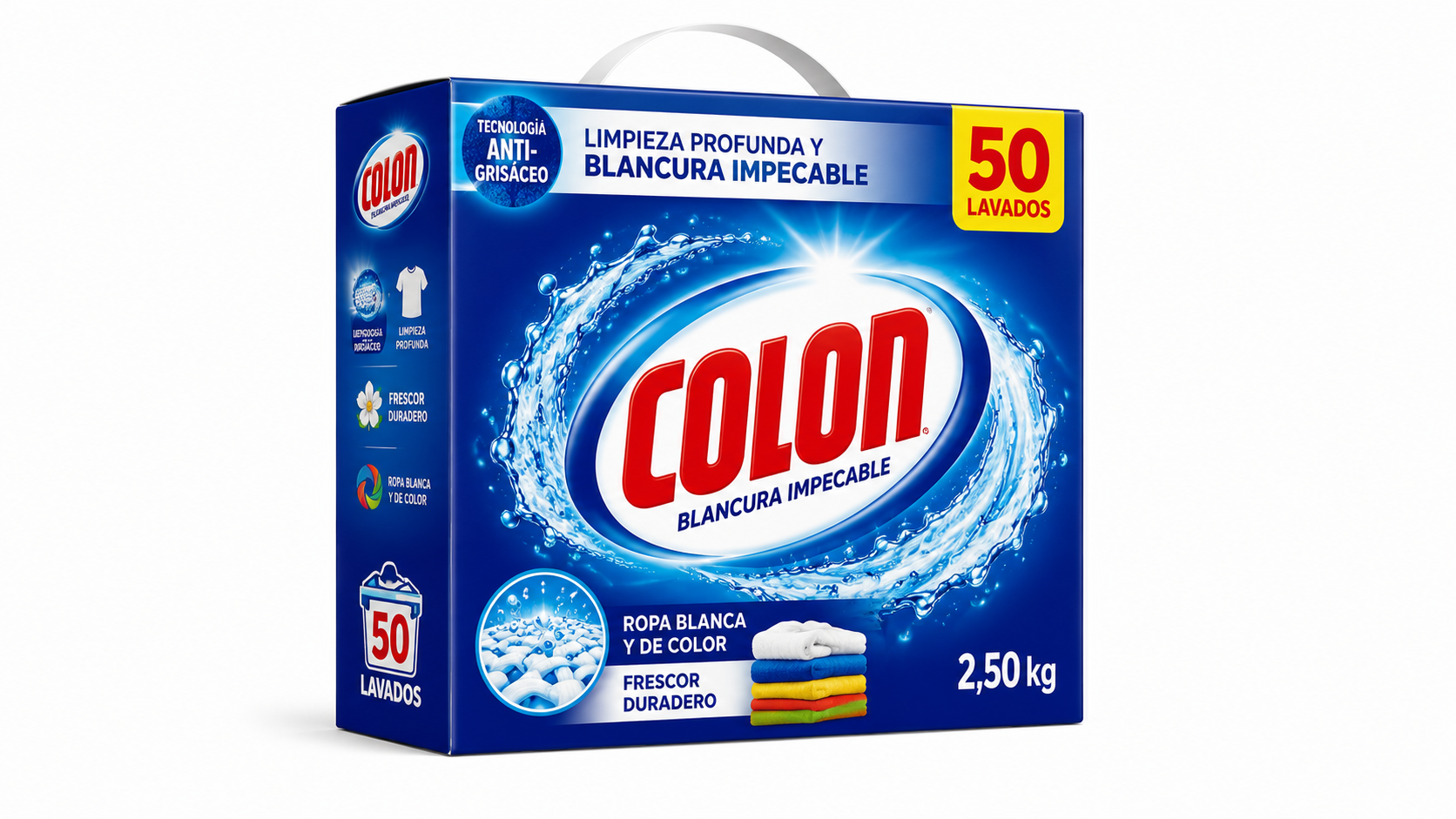 Colon Maleta | 50 LAV. / 2.50KG | Caja de 6 | Caja - imagen 6