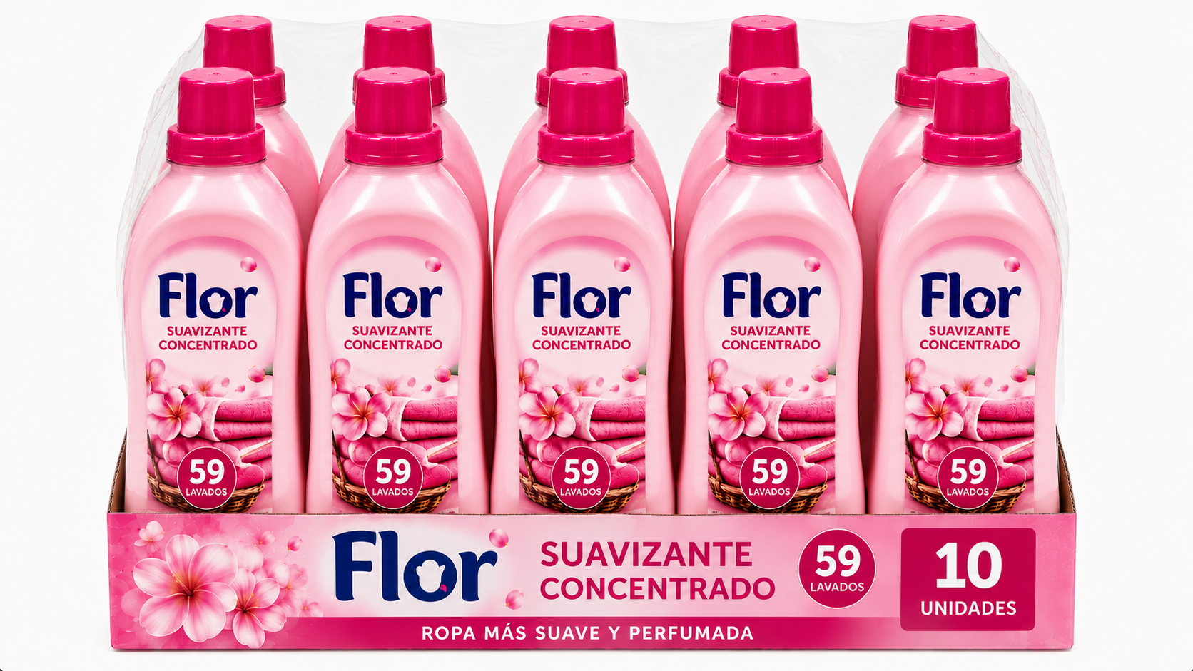 FLOR Suavz.conc | 59 LAV. / 1,06 L. | Caja de 10 - imagen 20