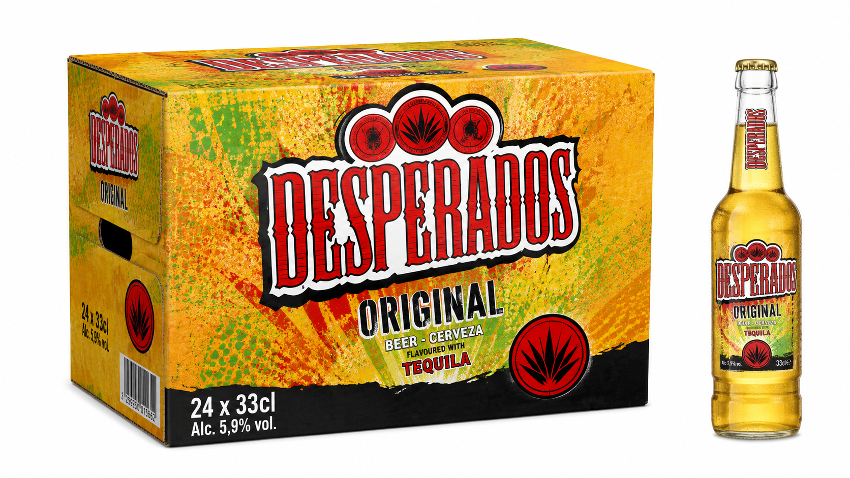 Cerveza Desperados (Rubia con Tequila) | Caja de 24 Botellas (33 cl) - Cristal - imagen 6