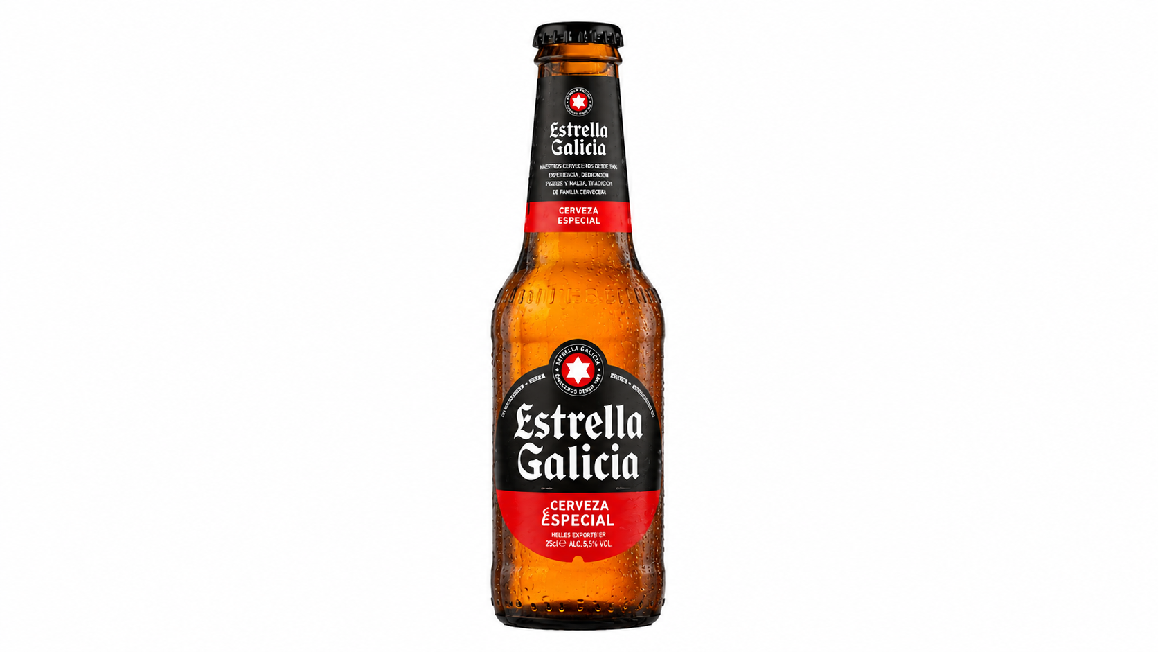 Cerveza Estrella Galicia (Rubia) | Caja de 24 Botellas (25 cl) - Cristal - imagen 5