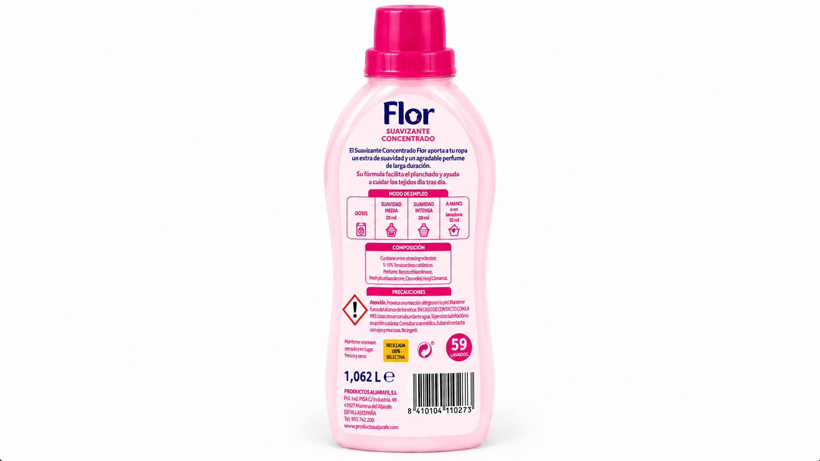 FLOR Suavz.conc | 59 LAV. / 1,06 L. | Caja de 10 - imagen 22