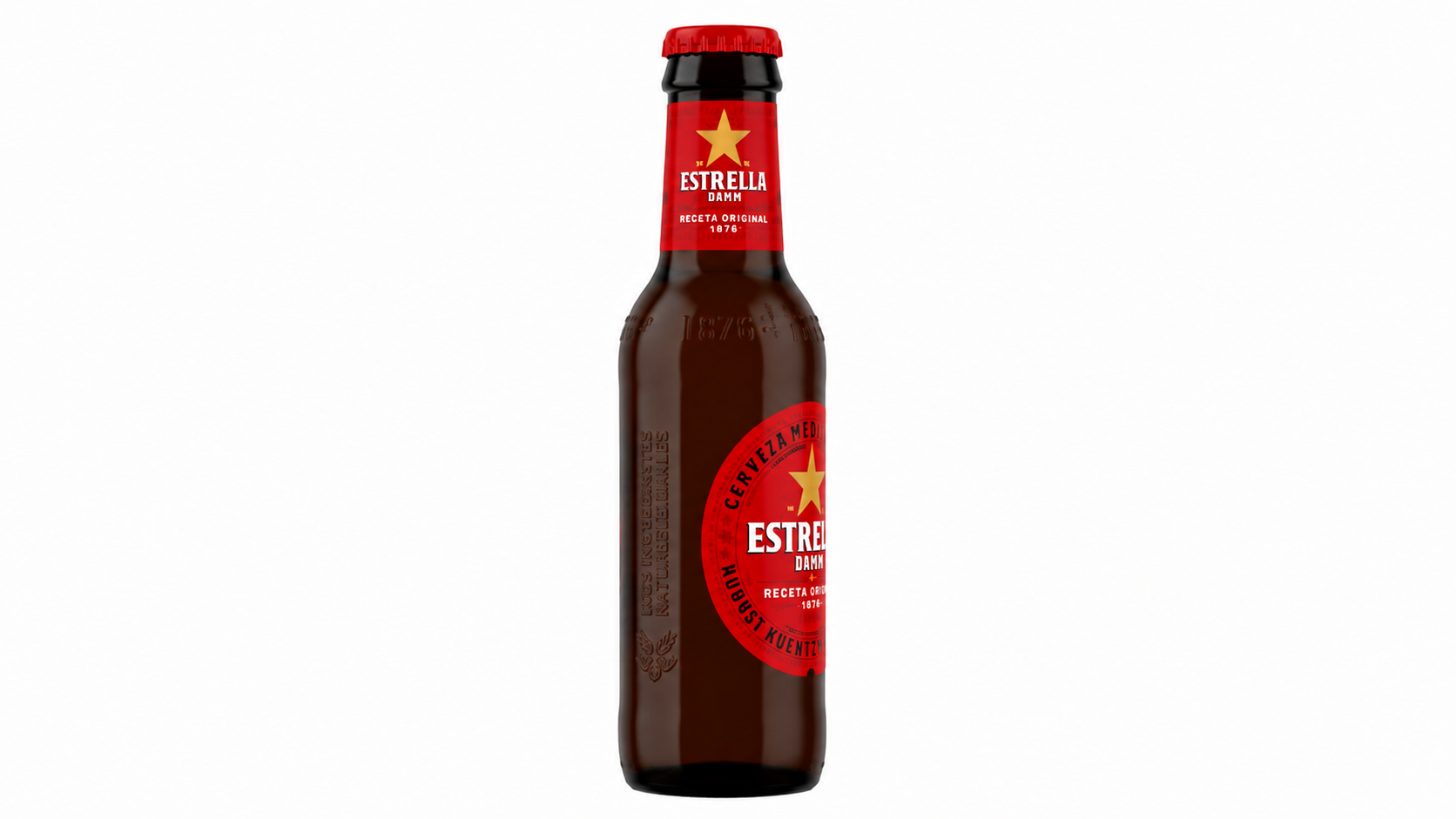 Cerveza Estrella Damm (Rubia) | Caja de 24 Botellas (25 cl) - Cristal - imagen 12