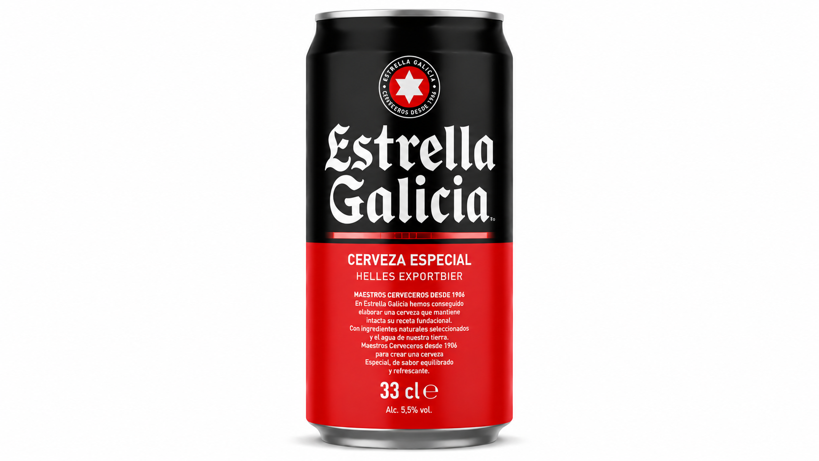 Cerveza Estrella Galicia (Rubia) | Caja de 24 Latas (33 cl) - imagen 15