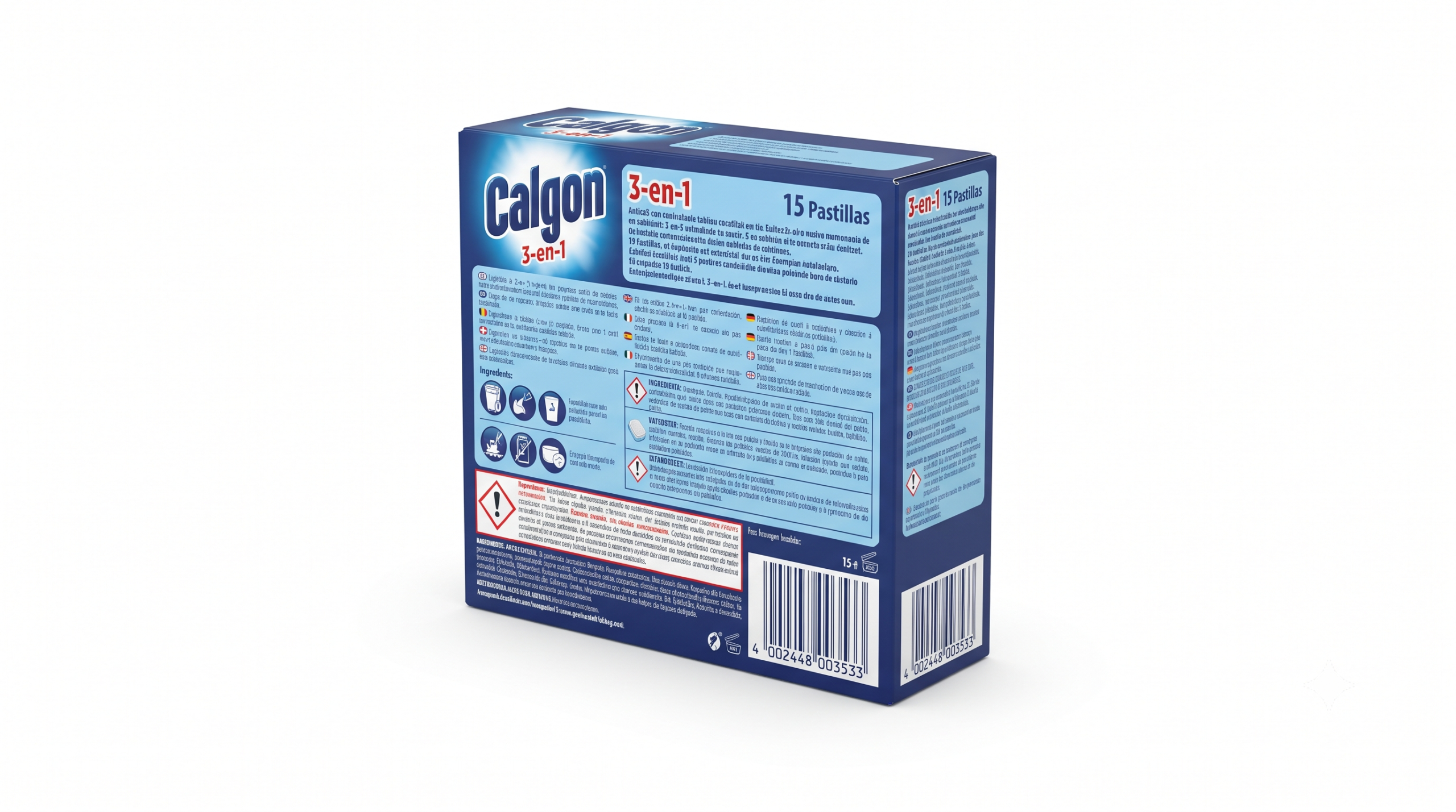Calgon Antical | 15 PASTILLAS | Caja de 7 | Cápsulas/Pastillas - imagen 2