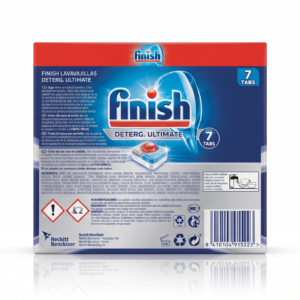 Finish Lavavajill.deterg.ulti MATE | Caja de 7